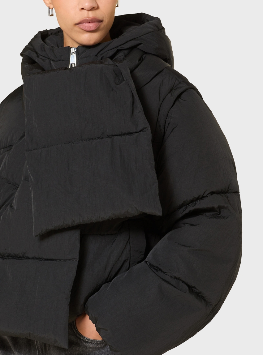 BOSS Hooded Jacket C_Polala - Black