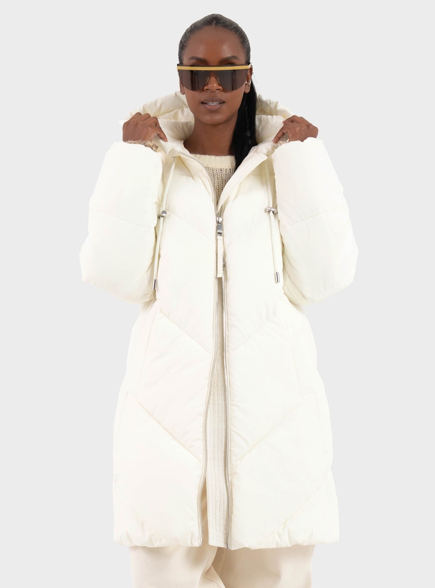BOSS Puffer Jacket C_Piapolly - Off White