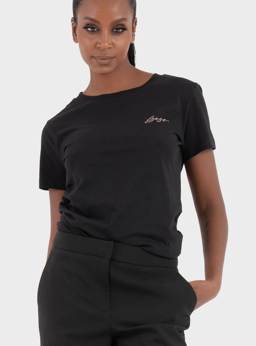 BOSS Regular Fit T-Shirt C_Esogo_4 - Black