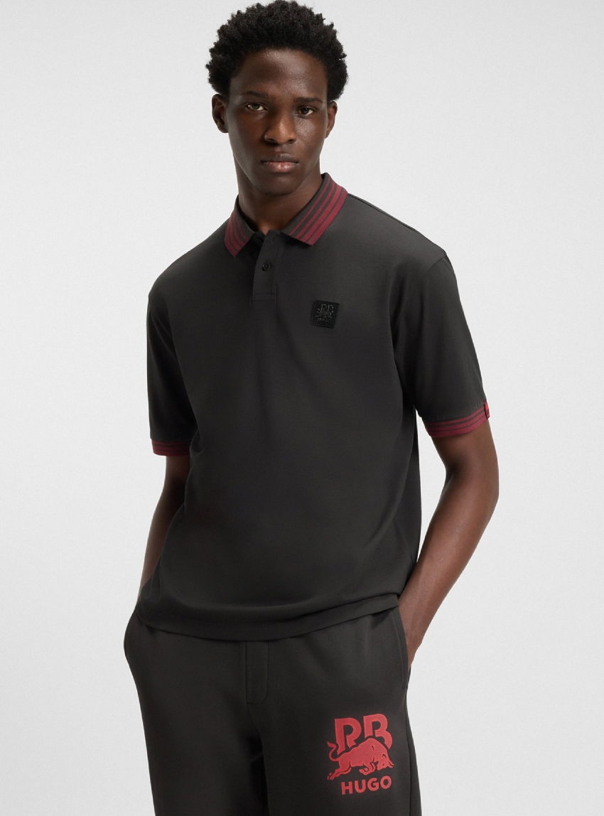 HUGO X Rb Polo Shirt Dizgi_RB - Dark Brown