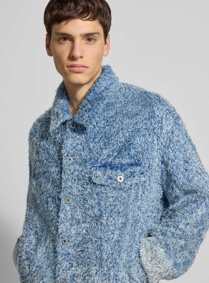 HUGO Loose Fit Denim Jacket Kirkby - Light Aged Denim