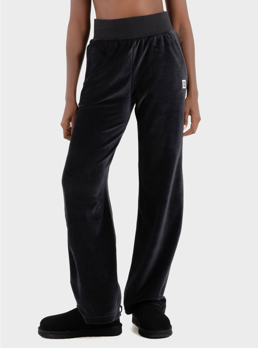 HUGO Lounge Pants VELVET - Black