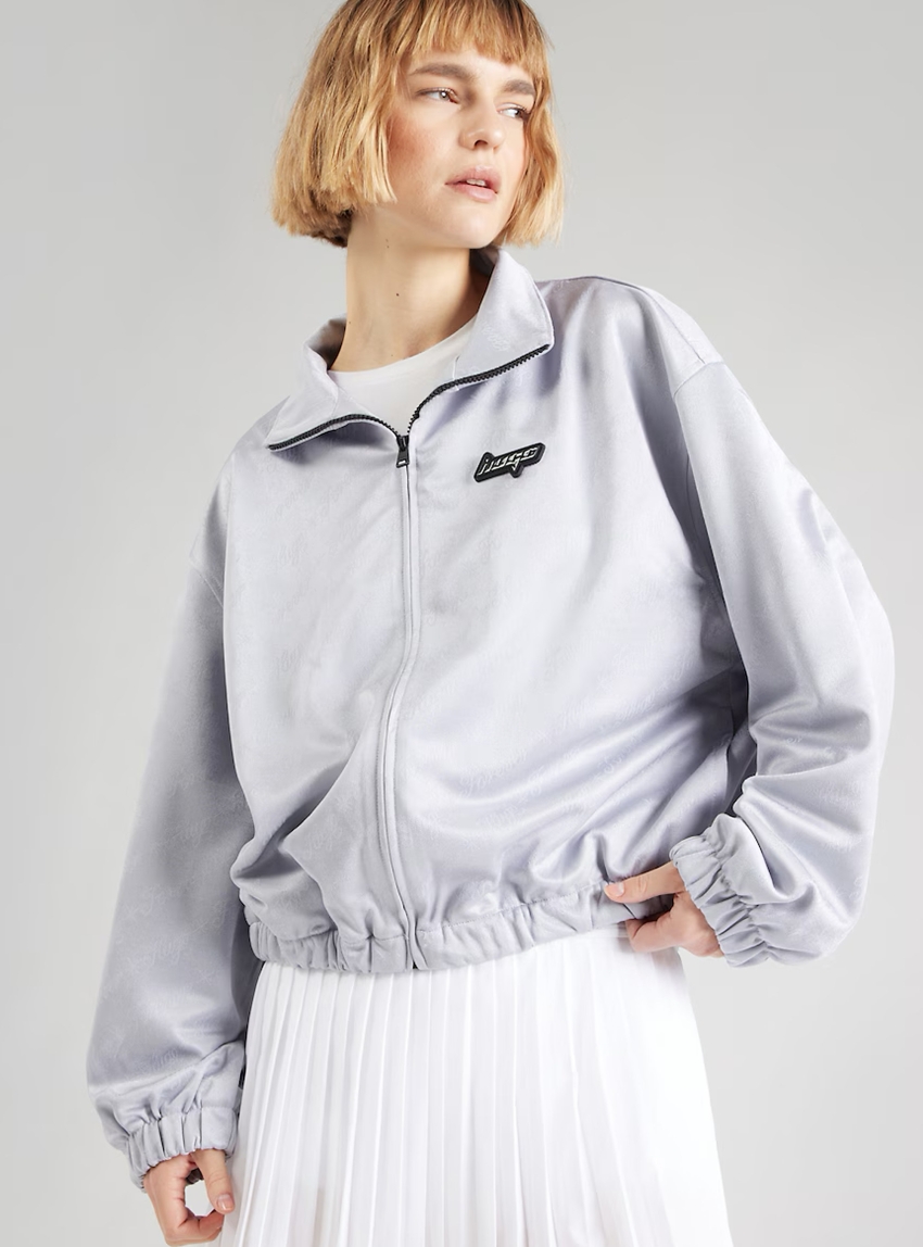 HUGO Tracksuit Jacket Dales_B - Silver