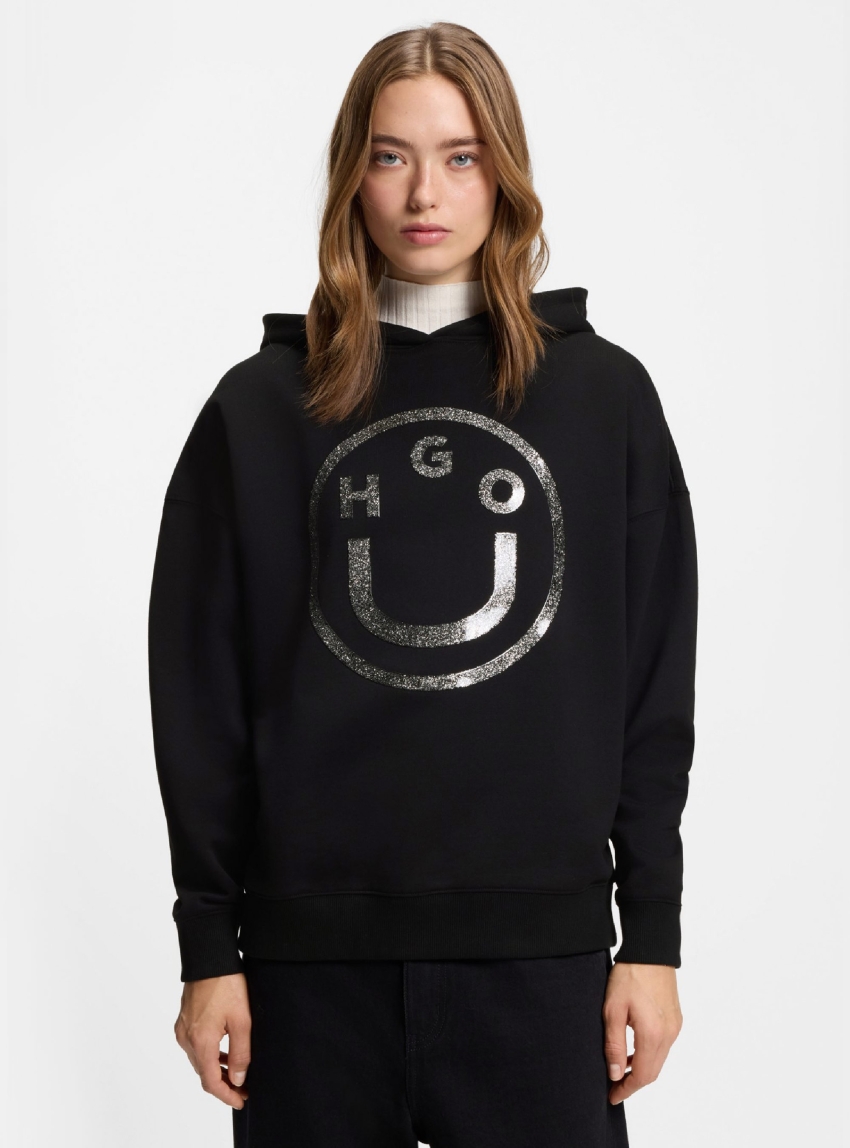 HUGO Relaxedd Fit Sweater Dolasa_B_2 - Black