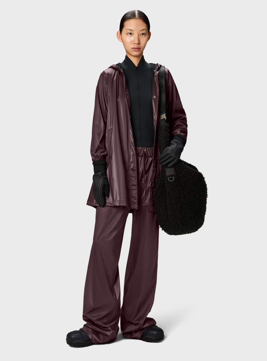 Rains A-Line W Jacket - Brown