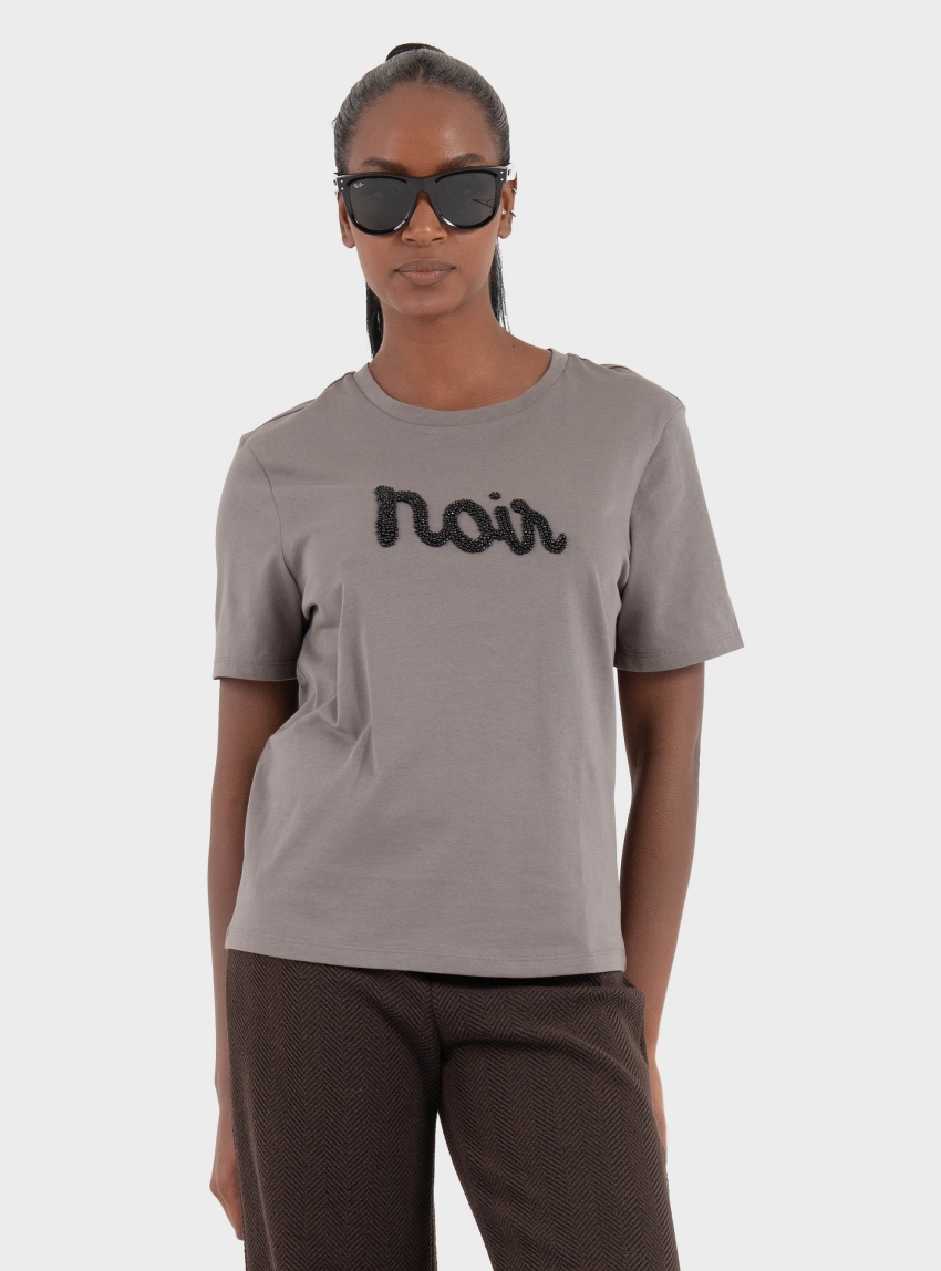 Only Jdy Dear Pearl T-Shirt - Charcoal
