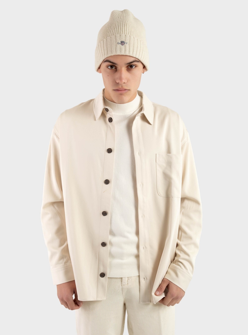 Gabba Jens Over Lupo Oversized Shirt - Beige