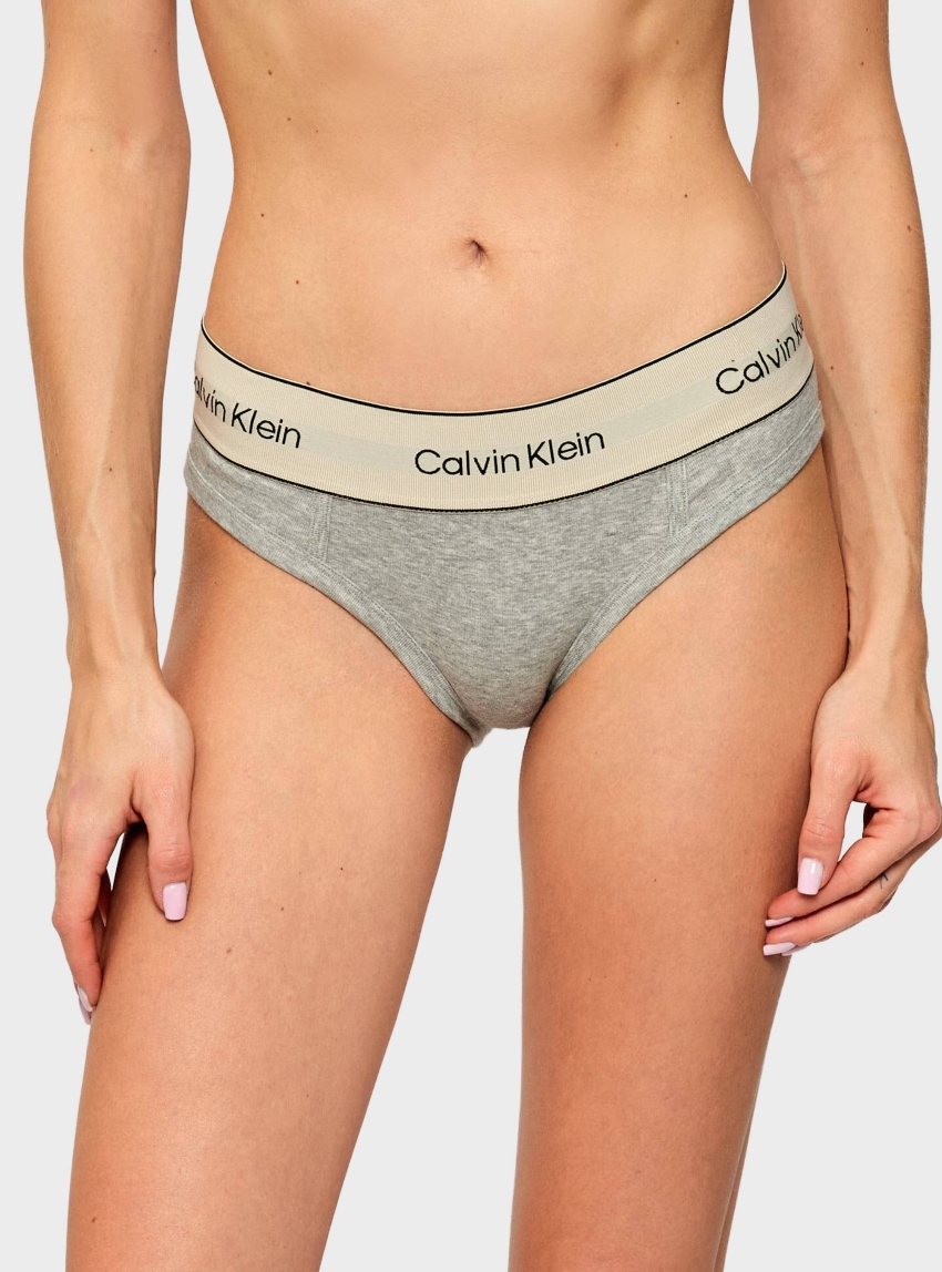 Calvin Klein Bikini Briefs - Heritage Cotton - Grey Melange
