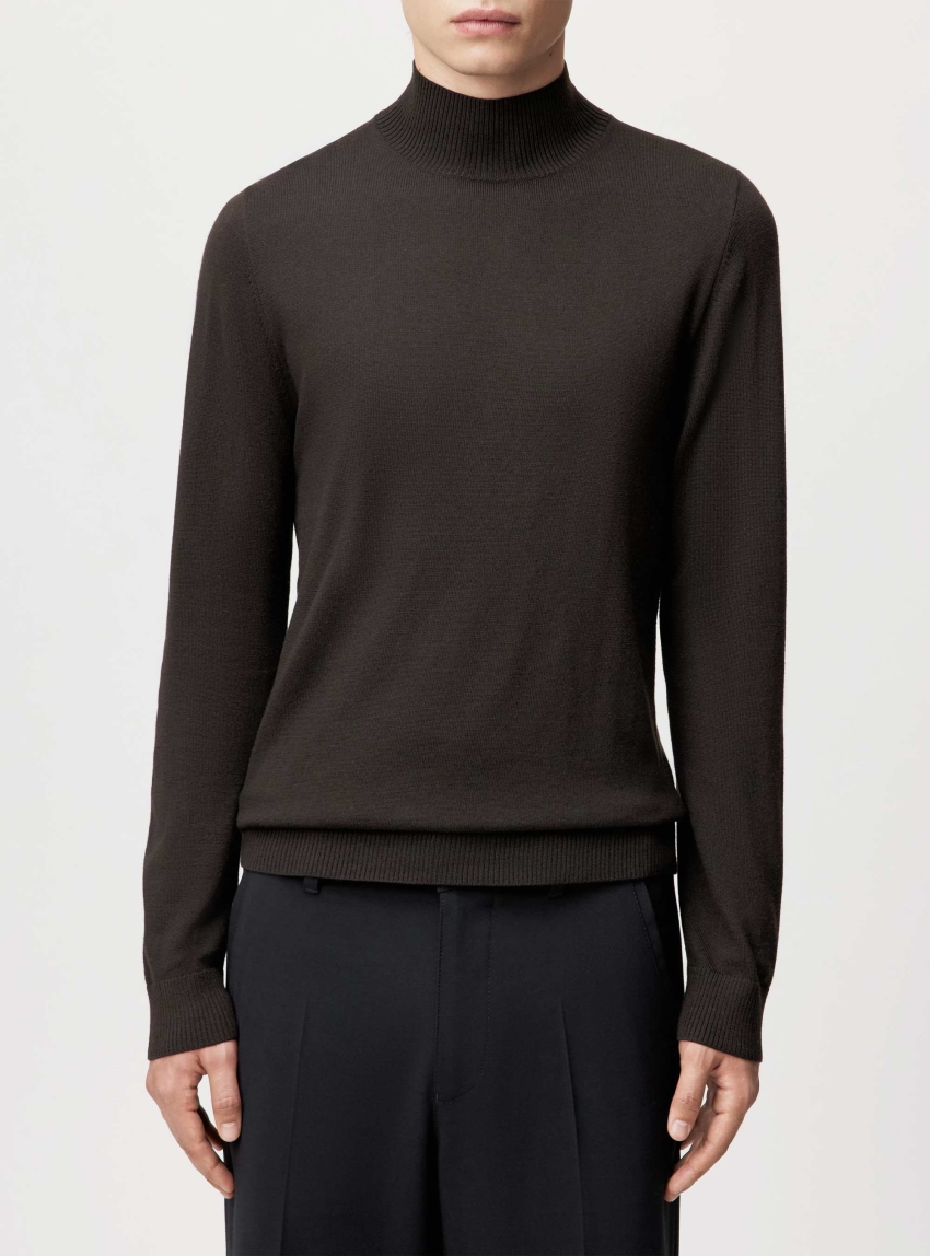 Drykorn Watson Turtleneck Jumper - Brown