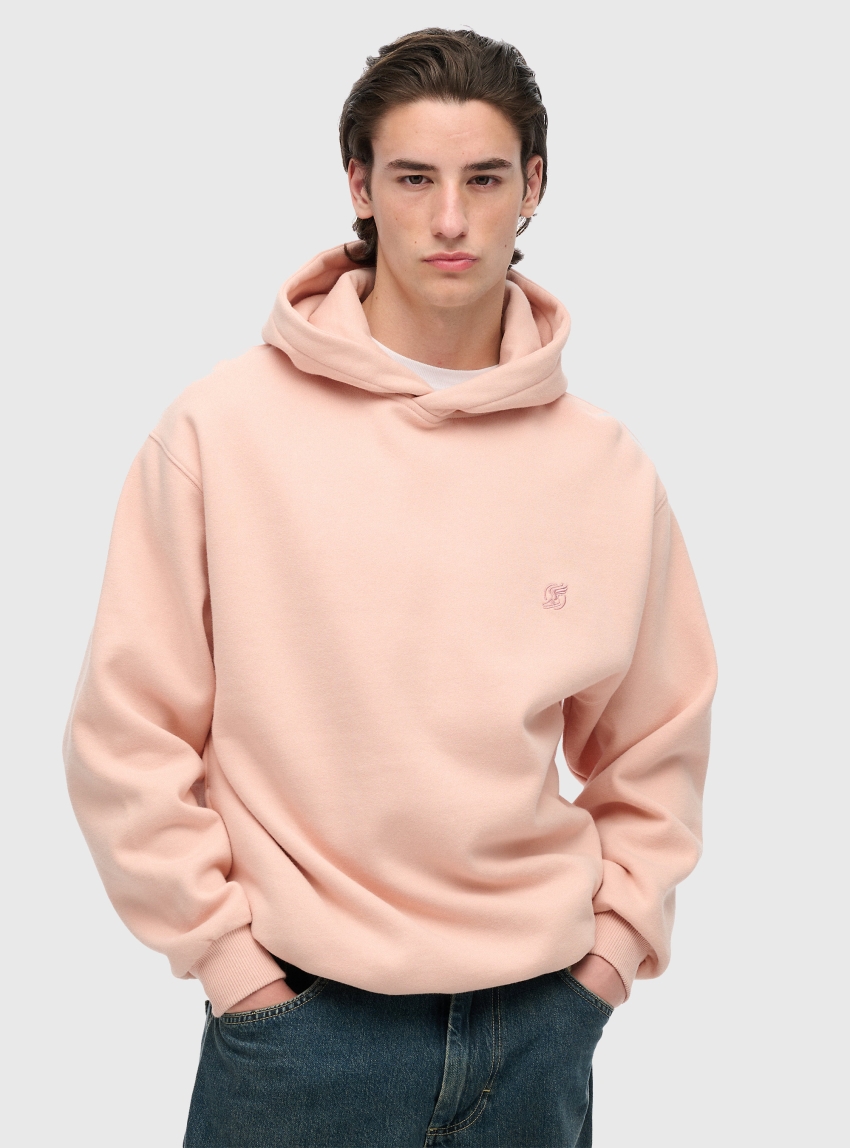 Superdry Blank Oversized Hoodie - Pink