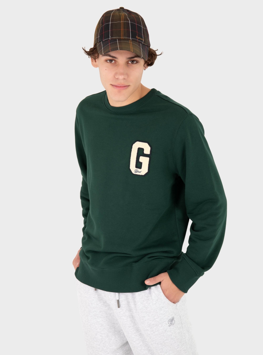 Gant G Badge Sweatshirt - Green