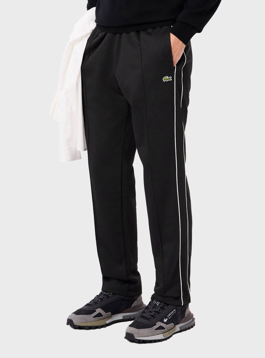 Lacoste Paris Piqué Sweatpants - Black