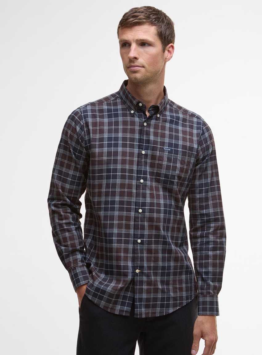 Barbour Wetheram Tailored Long-Sleeved Shirt - Brown