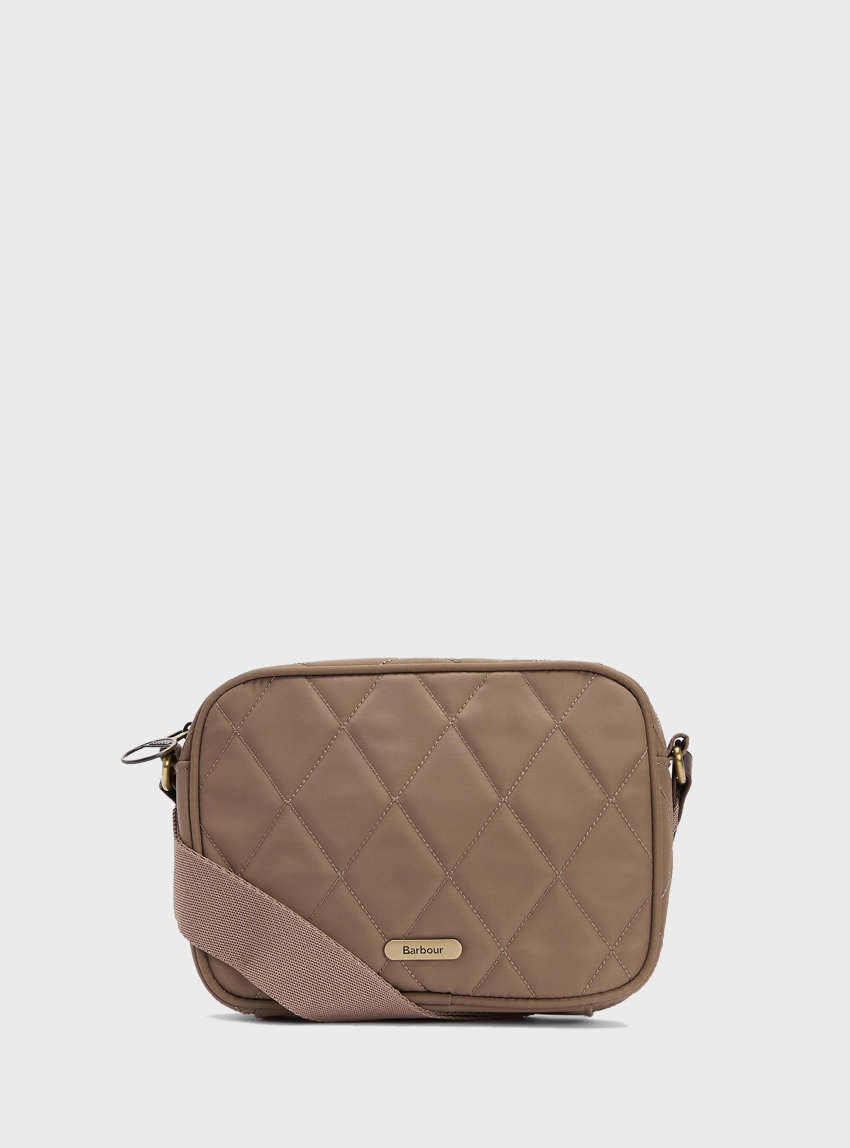 Barbour Quilted Crossbody Bag - Beige