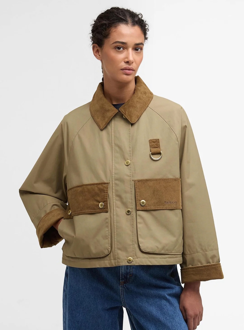 Barbour Phoebe Casual Jacket - Dark Beige
