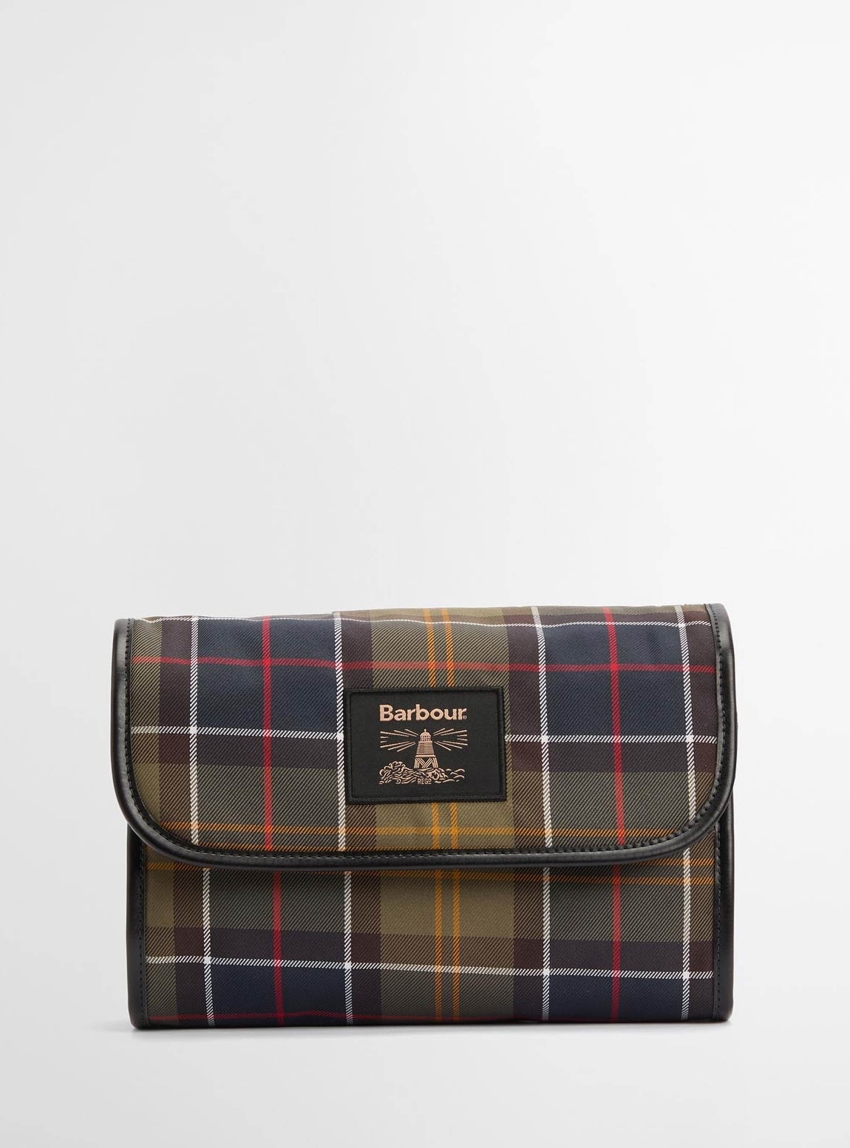 Barbour Tartan Hanging Washbag - Tartan