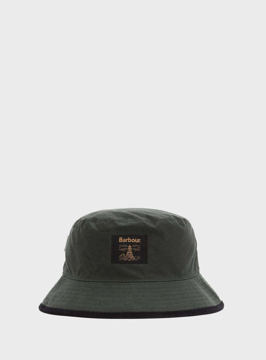 Barbour Field Wax Bucket Hat - Sage