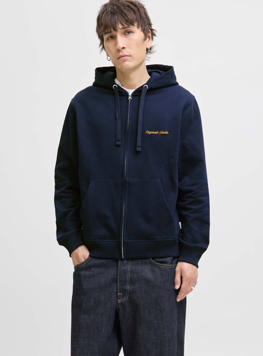 Jack & Jones Norrebro Sweat Zip Hoodie - Blue
