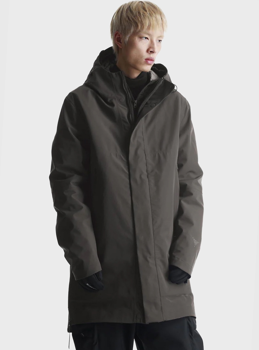 Krakatau Plank Liner Parka Qm552 - Dark Grey