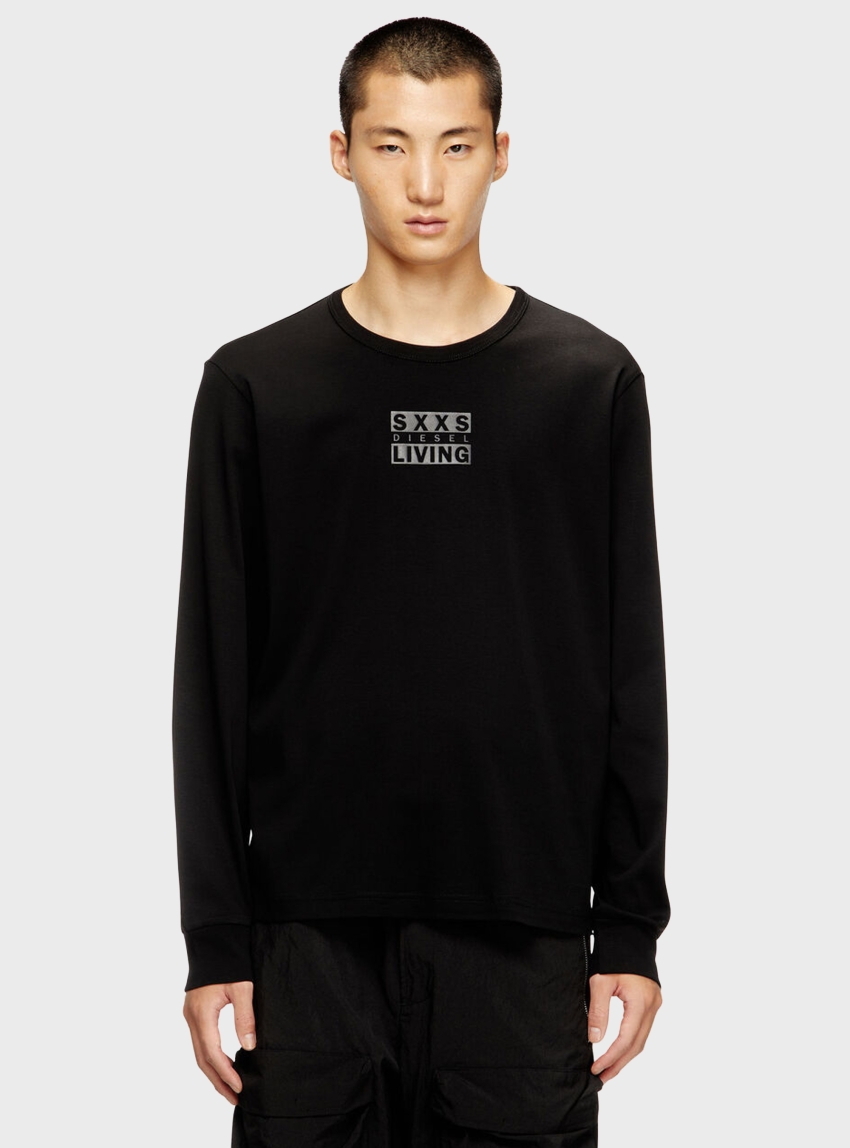 Diesel T-Madjust-Ls-T1 T-Shirt - Black