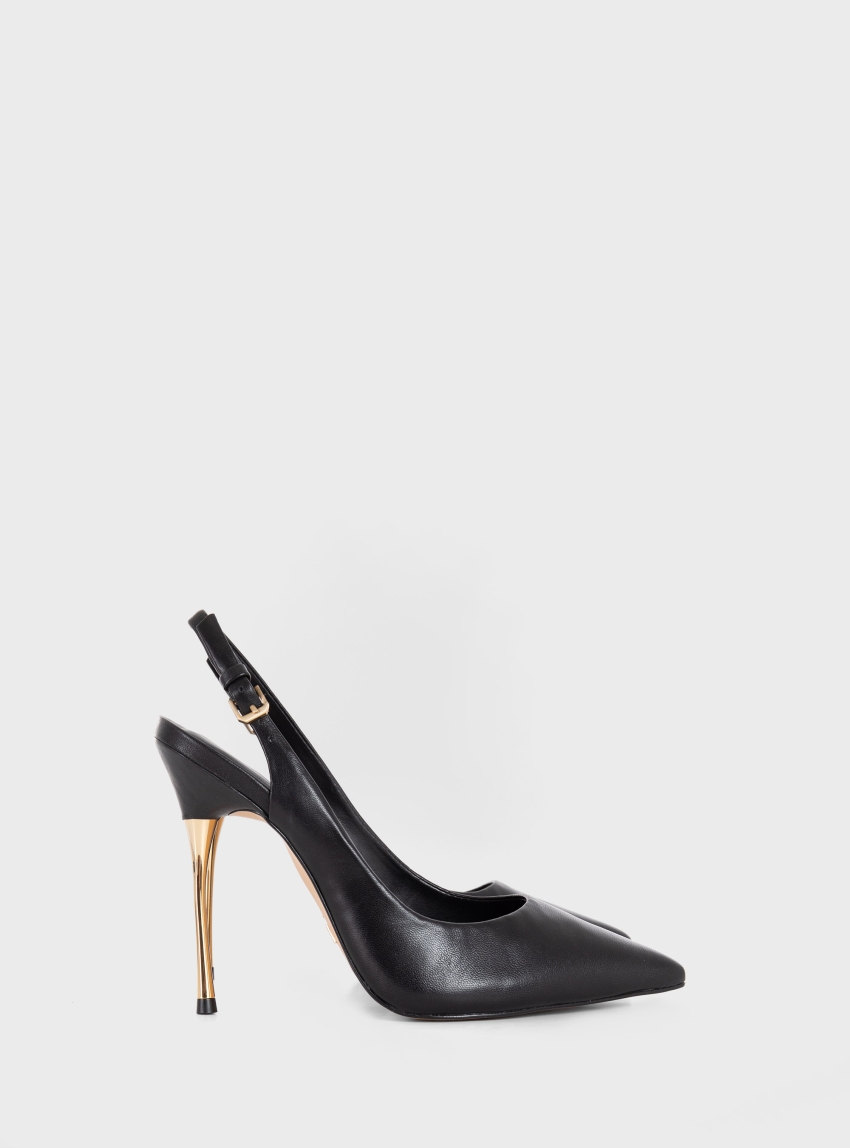 Carrano Slingback Heels - Black