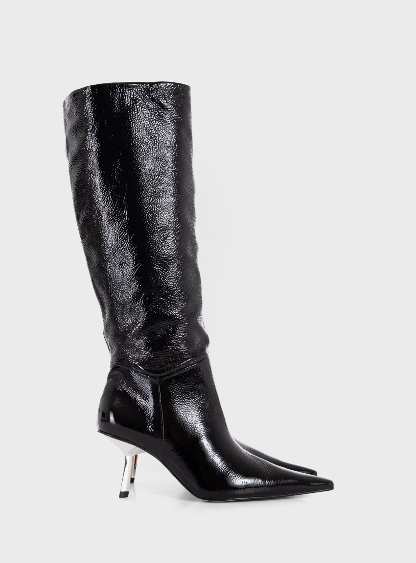 Carrano Leather Boots - Black