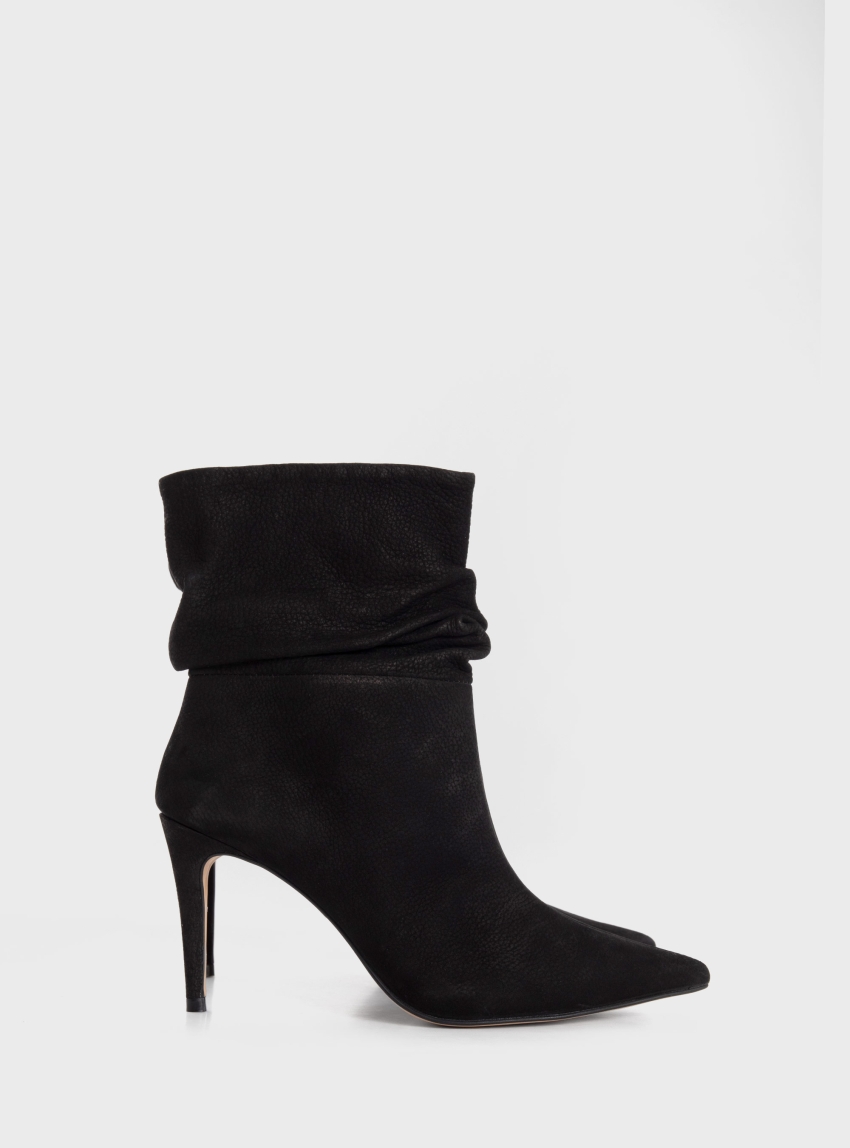 Carrano Leather Ankle Boots - Black