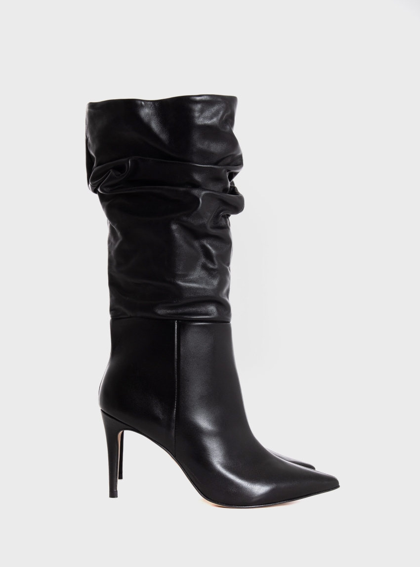 Carrano Leather Boots - Black