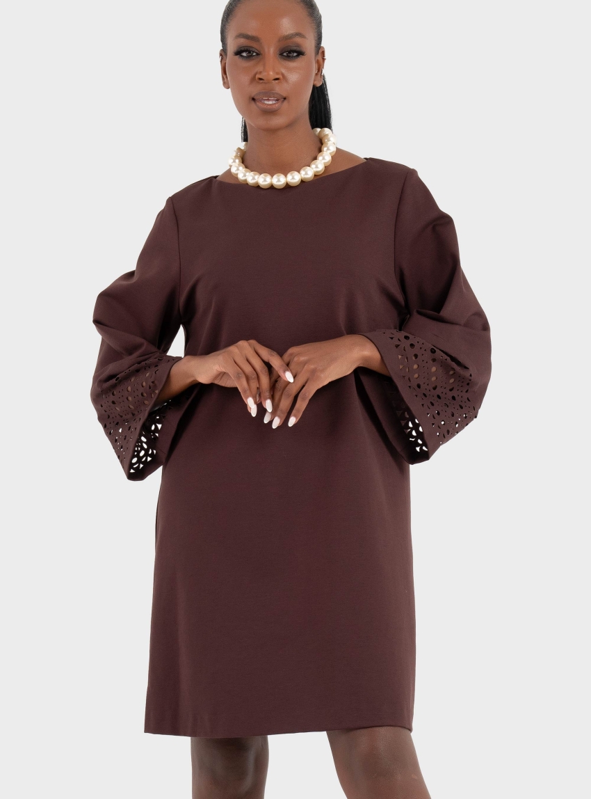 Mei Mei J Dress  - Aubergine