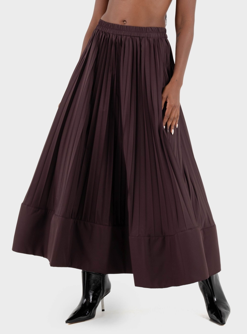 Mei Mei J Skirt  - Aubergine