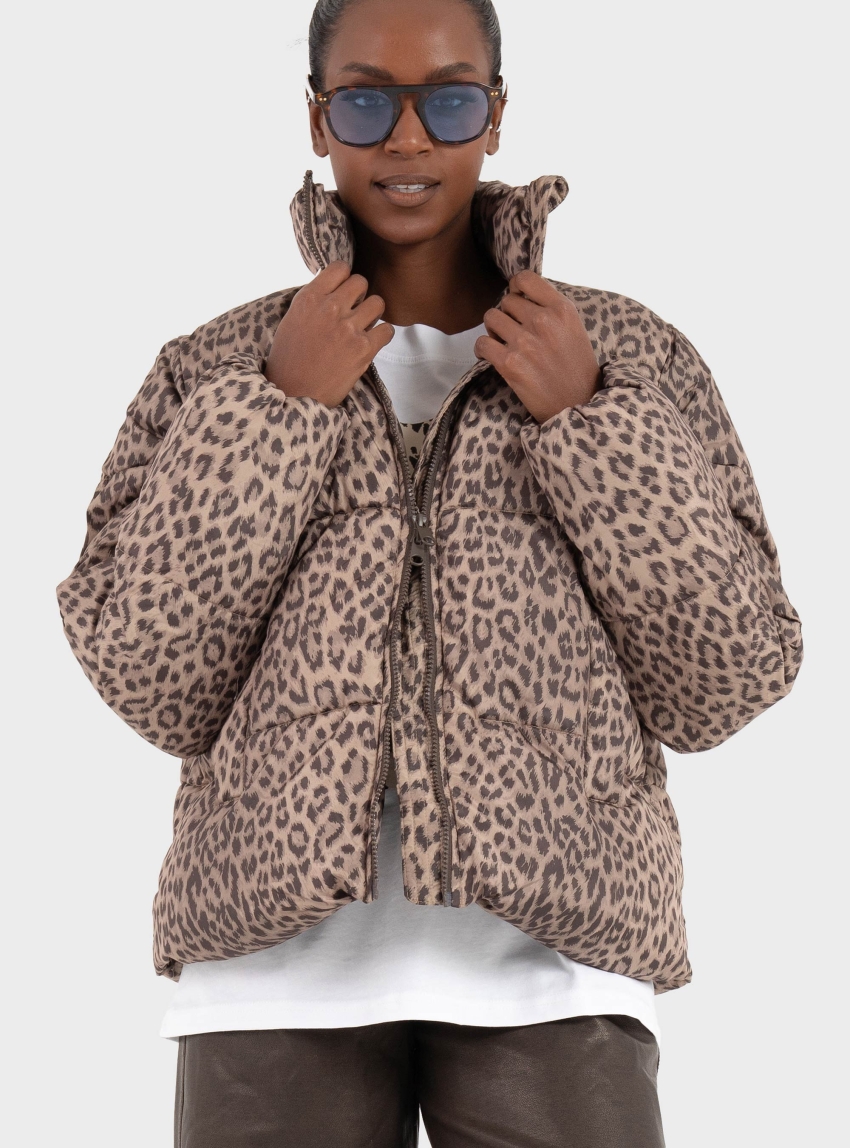Vero Moda Parda Jacket - Leopard Print