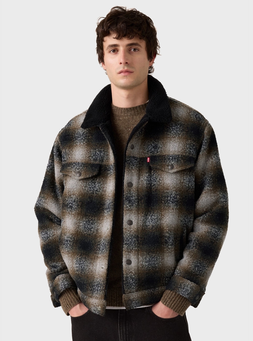 Levi's Relaxed Fit Sherpa Jacket - Multi Colors