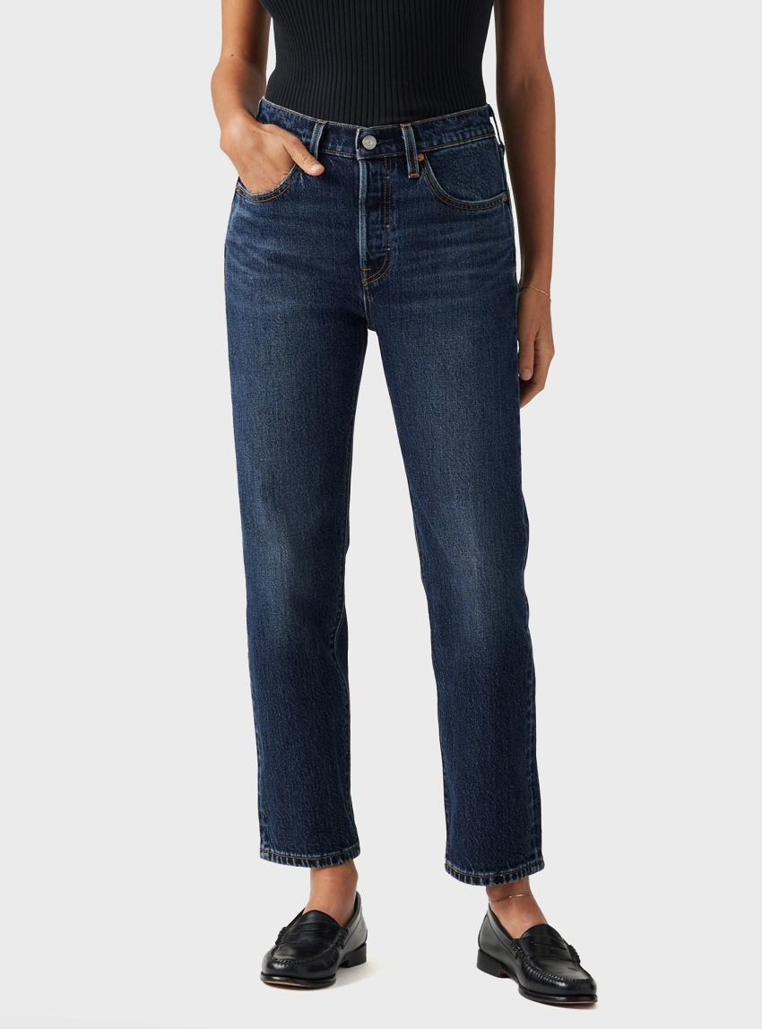 Levi's 501® Crop Jeans - Dark Aged Denim