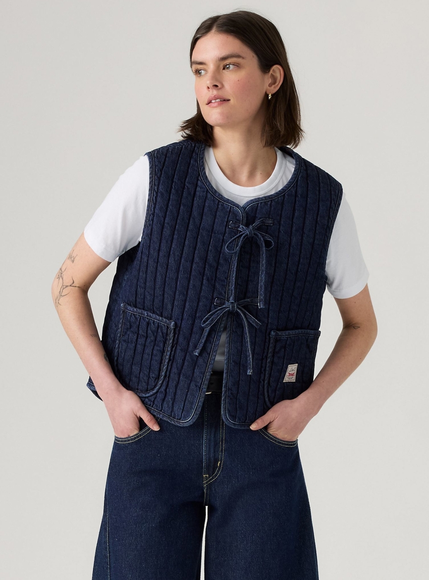 Levi's Lottie Liner Vest - Dark Blue