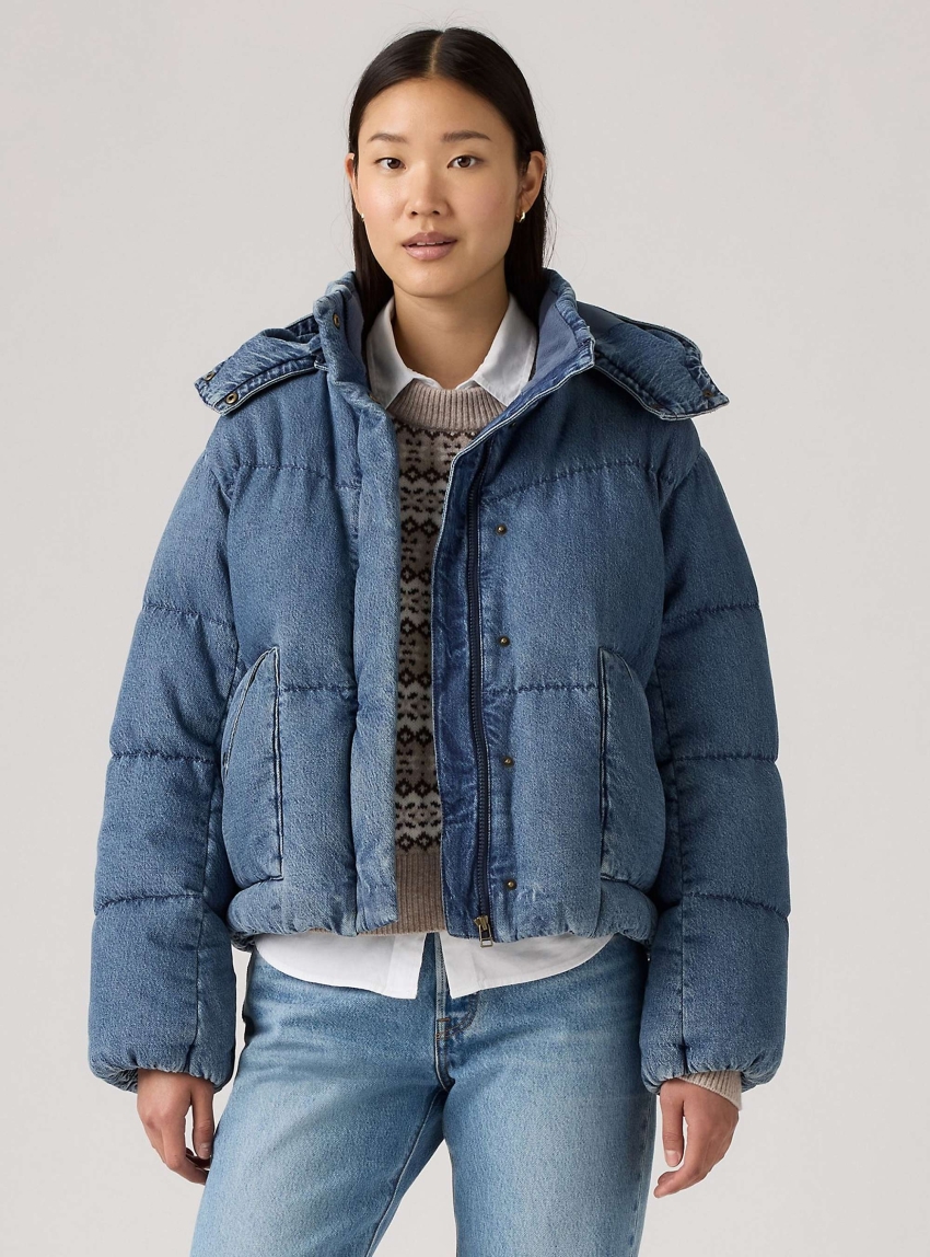 Levi's Western Bubble Shortie Jacket - Denim