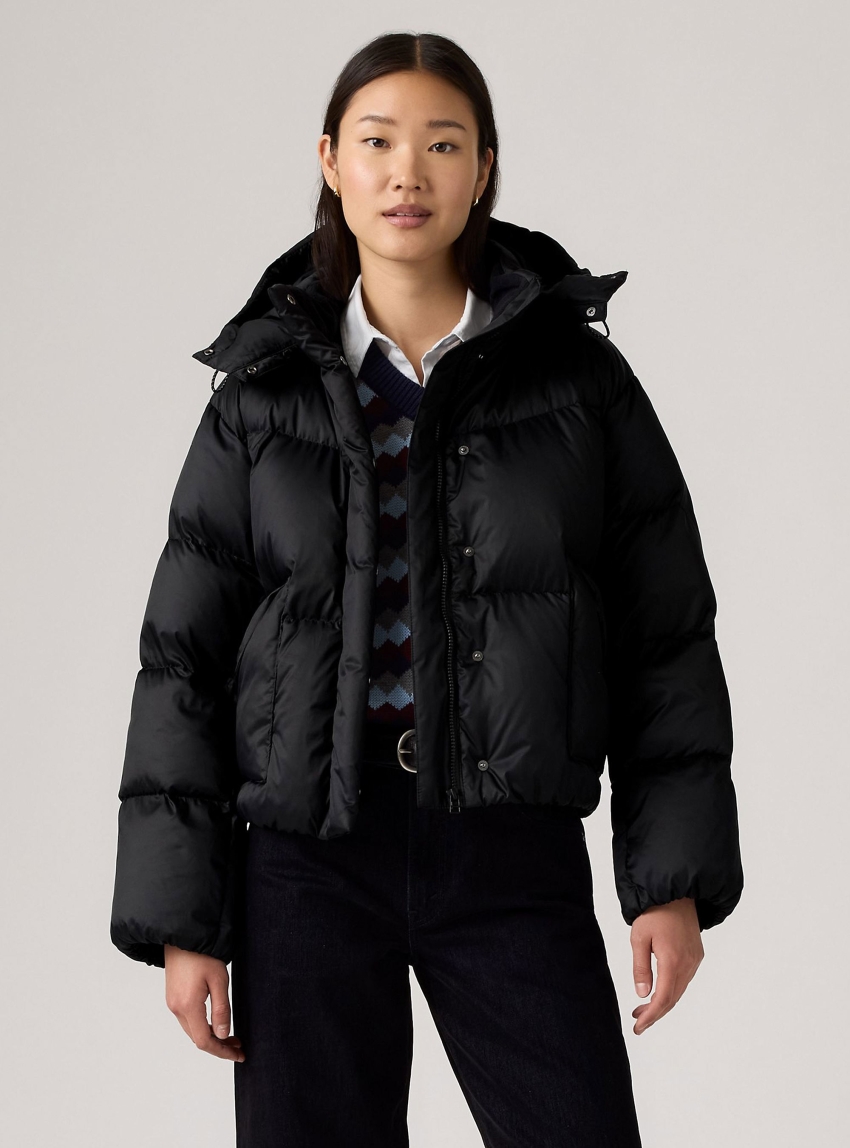 Levi's Western Bubble Shortie Jacket - Black