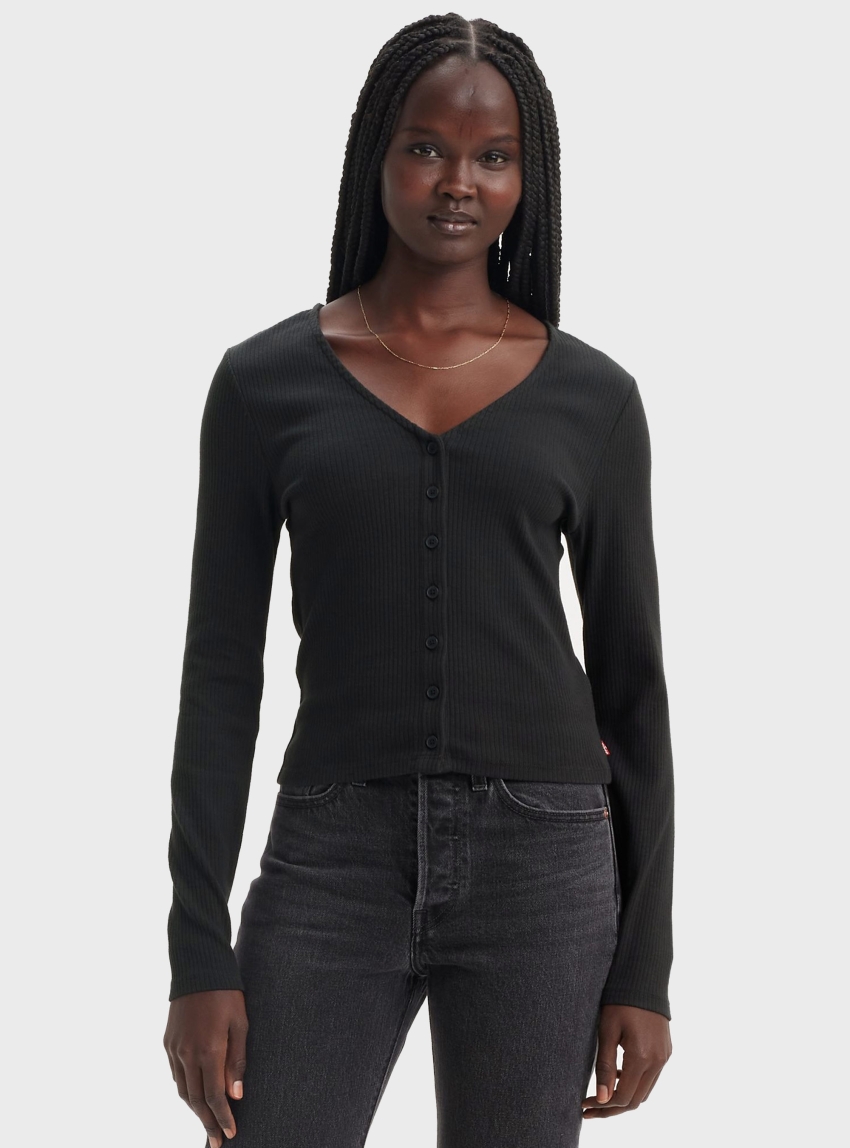 Levi's Muse Long Sleeve T-shirt - Black