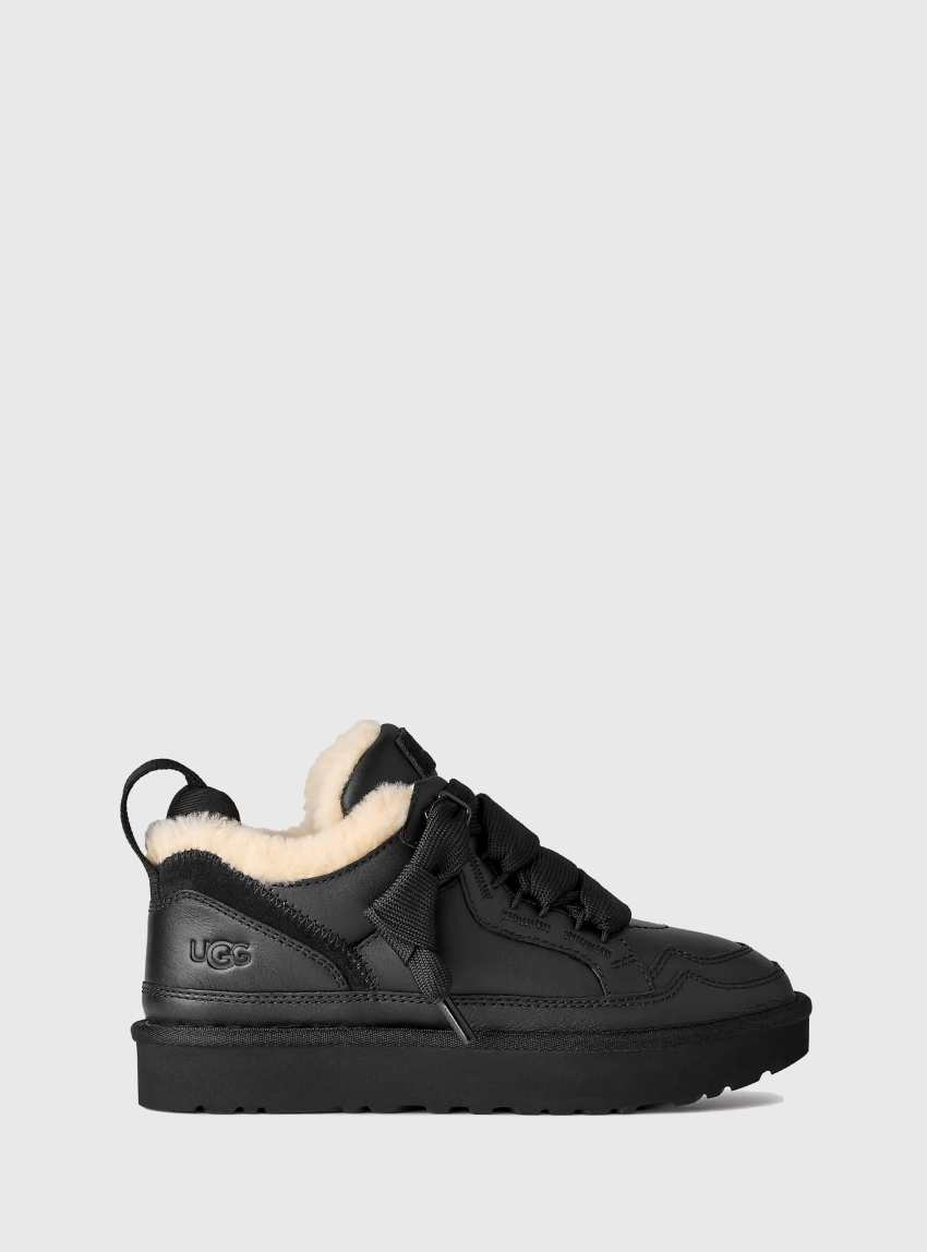 UGG Lowmel LTHR Trainers - Black