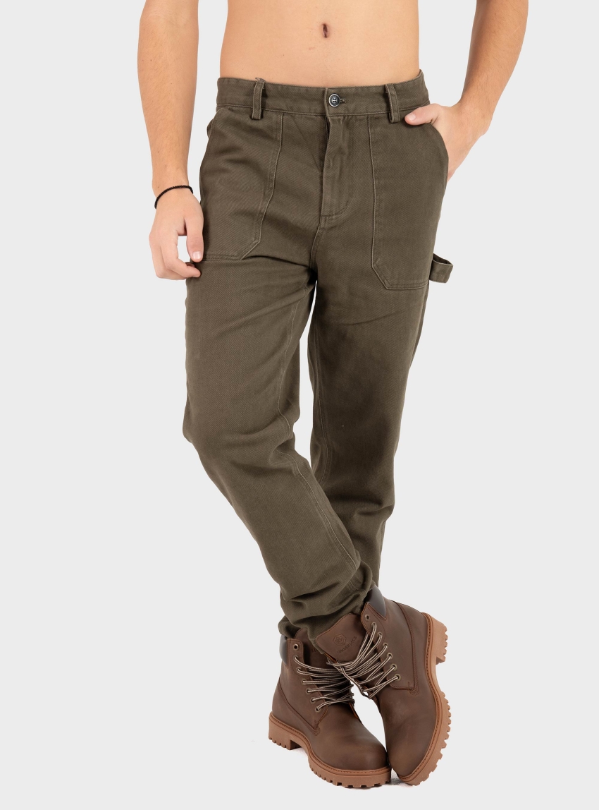 Gianni Lupo Carpenter Pants - Olive 