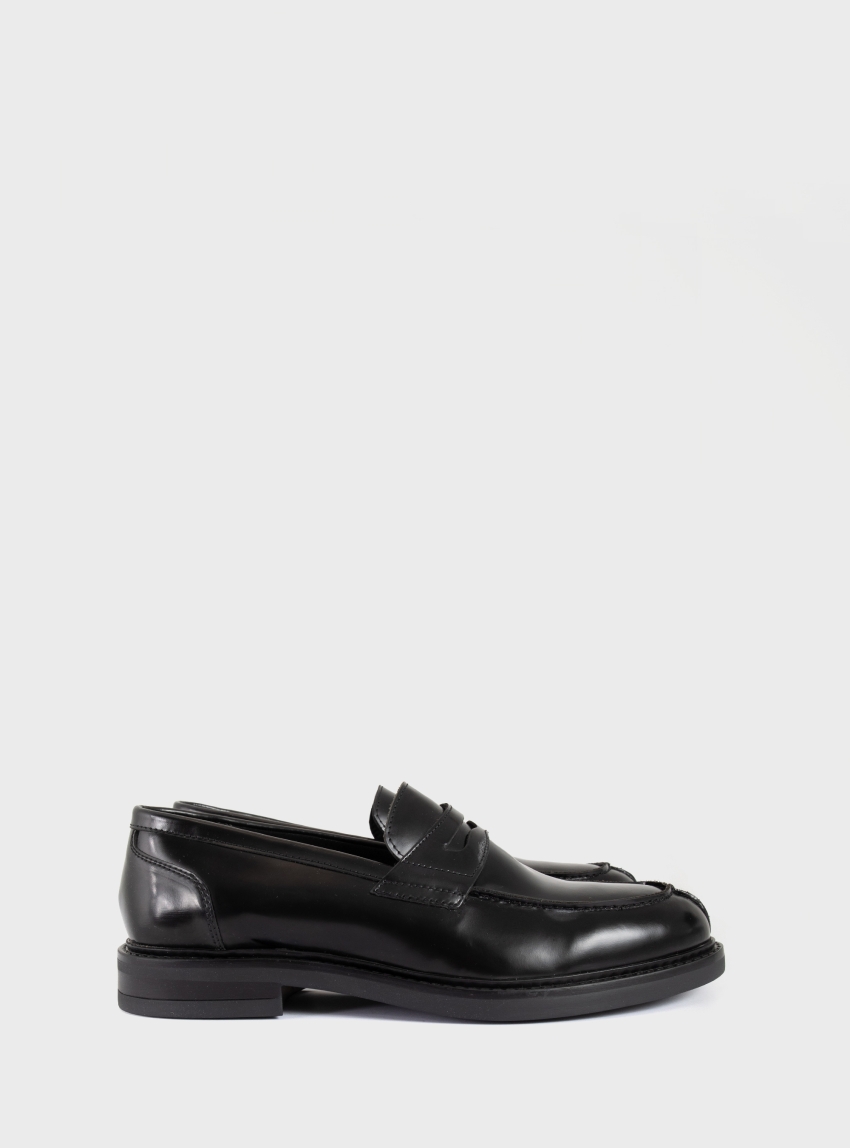 Philippe Lang Penny Loafers - Black