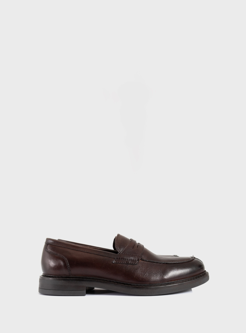 Philippe Lang Penny Loafers - Brown