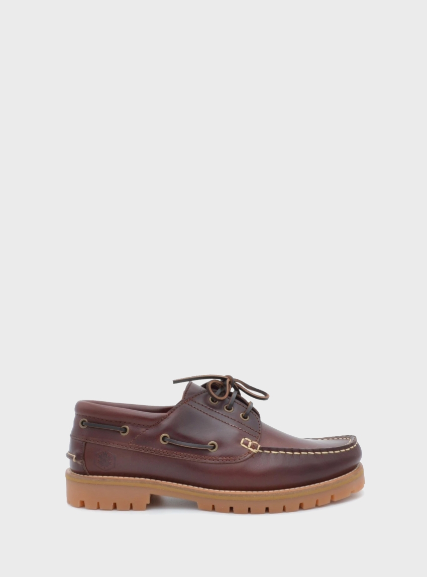 Lumberjack Newton Boat Shoes - Bordeaux