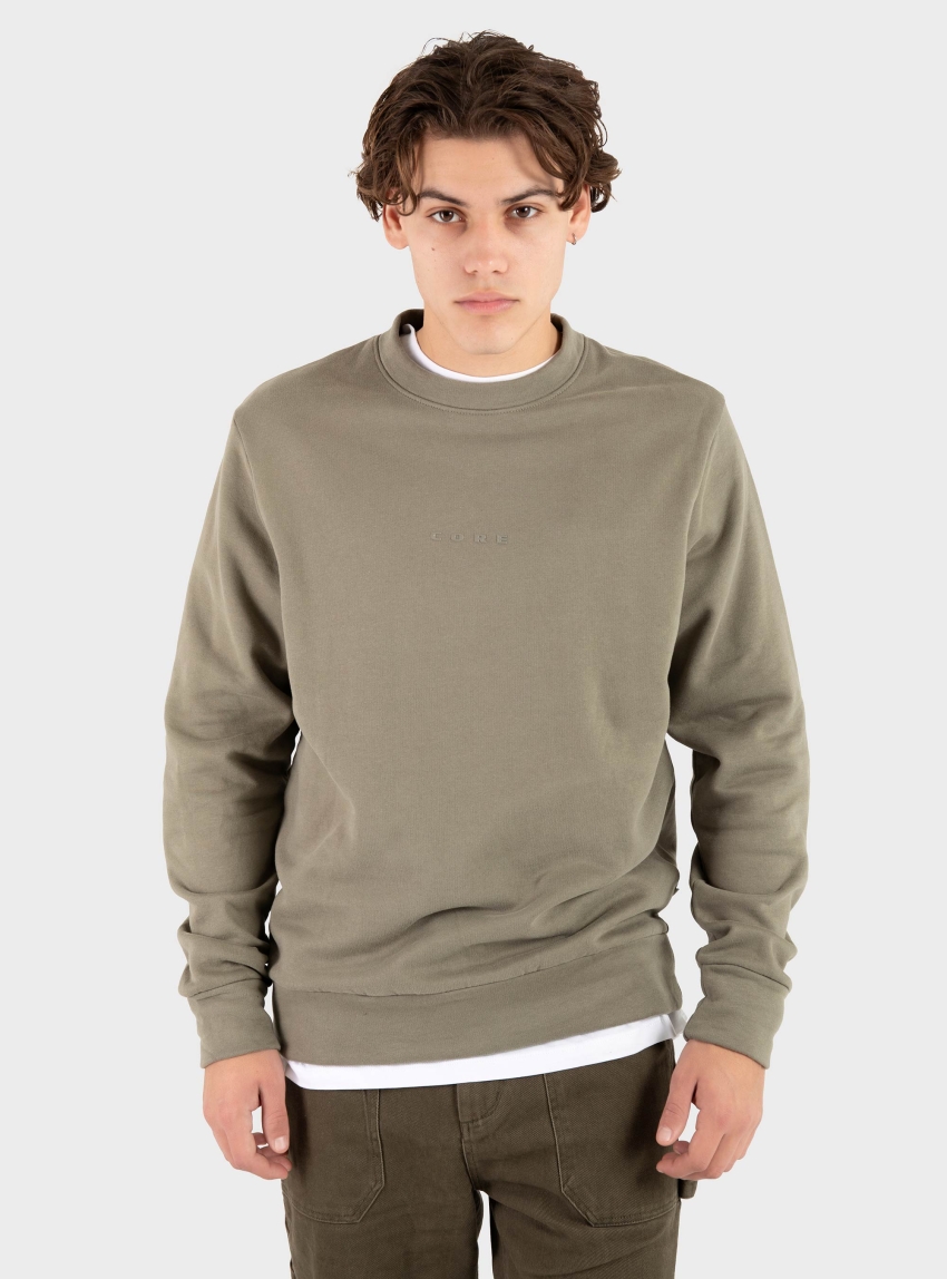 Jack & Jones Jcostance Relaxed Crew Neck Sweater - Light Green