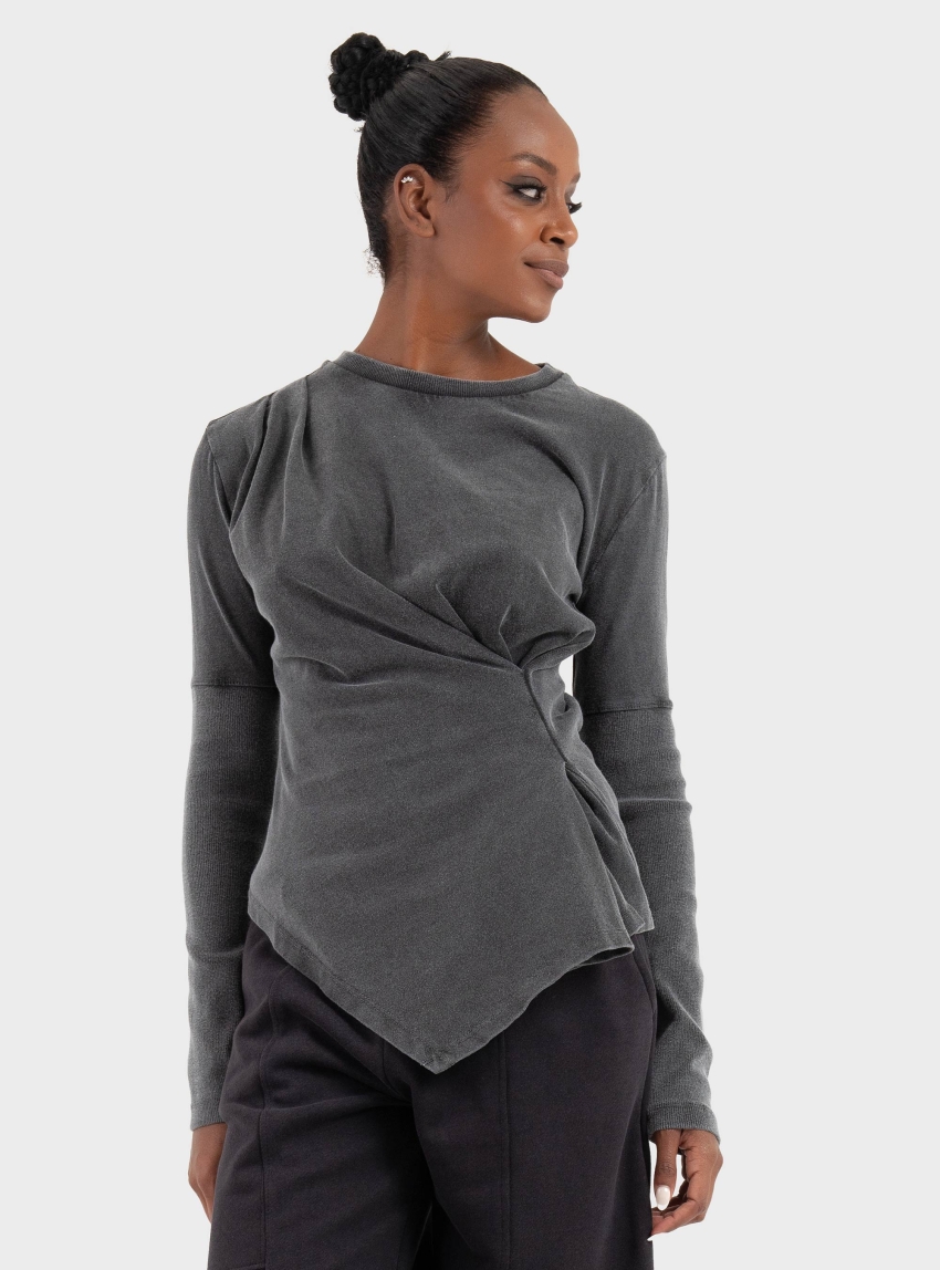 Four Minds Blouse - Dark Grey