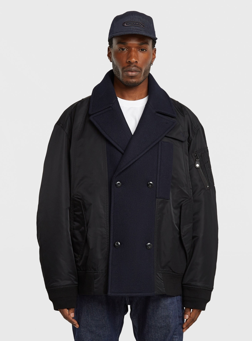 G-Star Hybrid Peacoat - Black