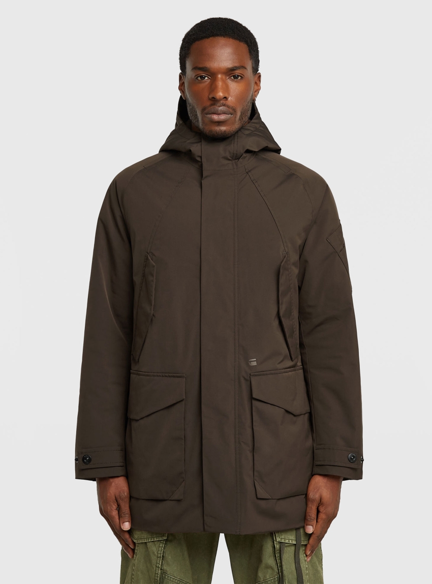 G-Star Multipocket Padded Parka - Brown