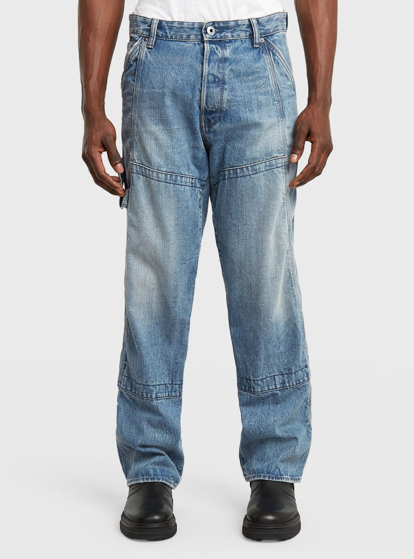 G-Star Contor Loose Carpenter Jeans - Medium Aged Denim