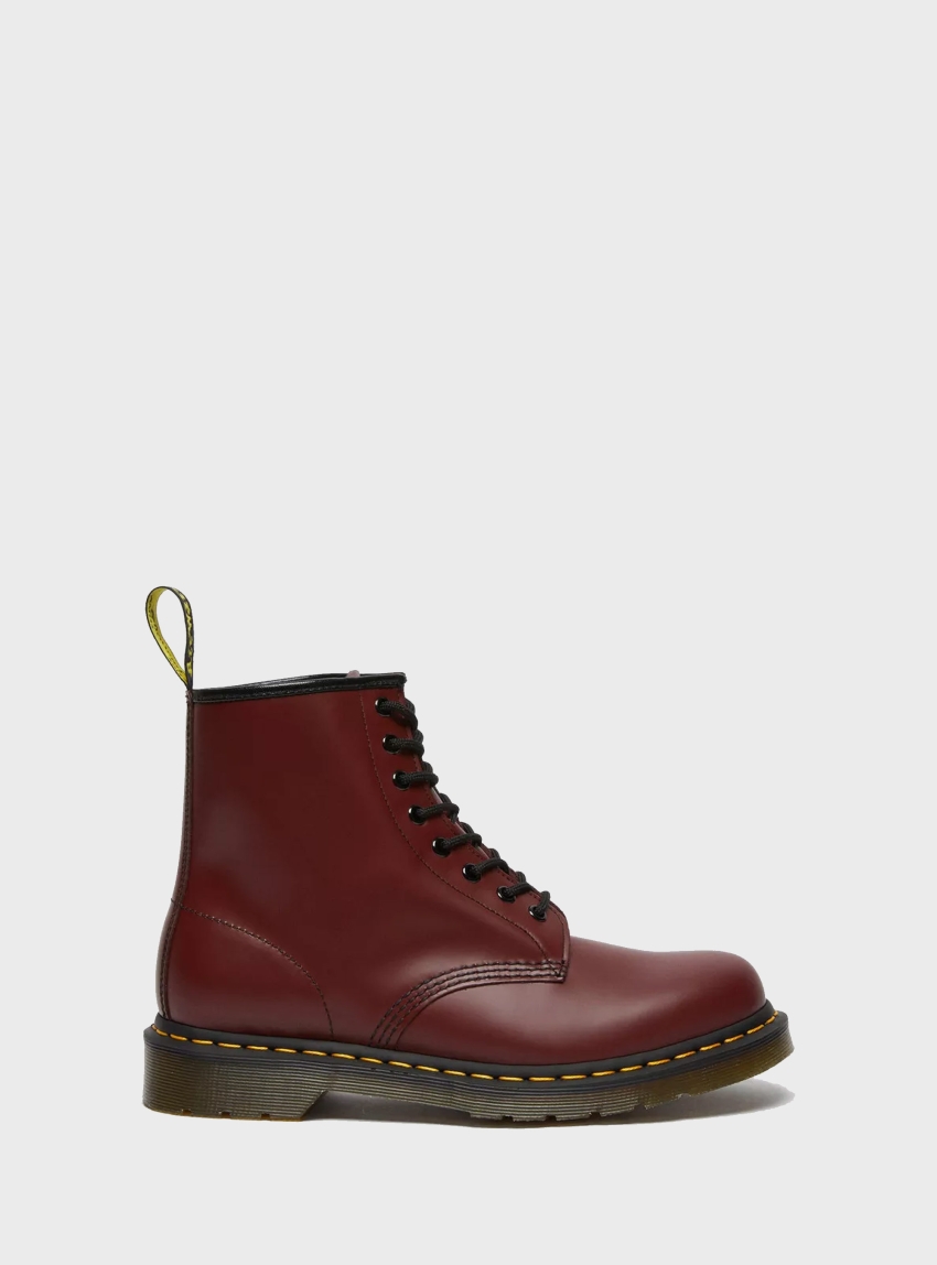 Dr Martens 1460 Smooth Leather Lace Up Boots - Bordeaux