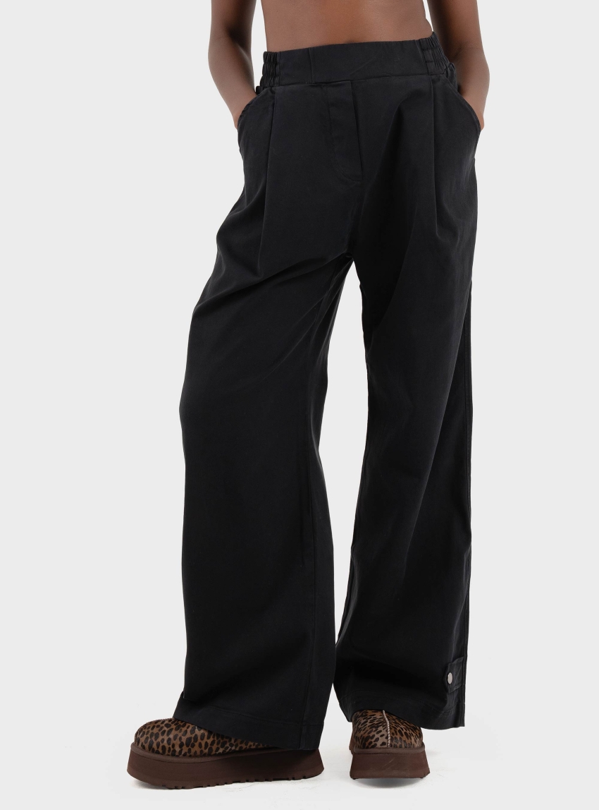Deha Twill Pants - Black