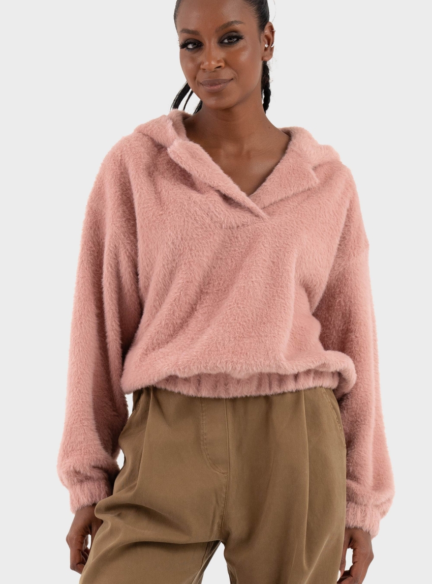 Deha Hooded Sweatshirt - Pink